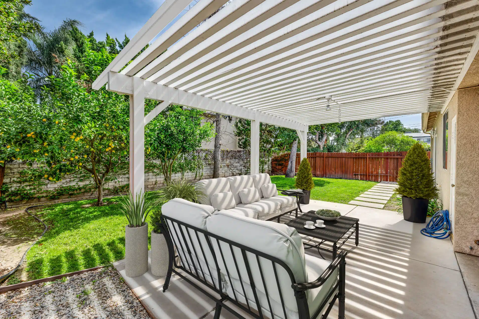 view of a 3d decorated house patio on a sunny day 2023 11 27 05 21 43 utc